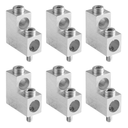 Conector Duplo para Disjuntor Caixa Moldada Tramontina Frame 400/630S - 6 Pe&ccedil;as - SKU 58014296