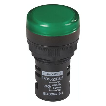 Sinalizador Tramontina TRD16-22DS/2 12 V Verde