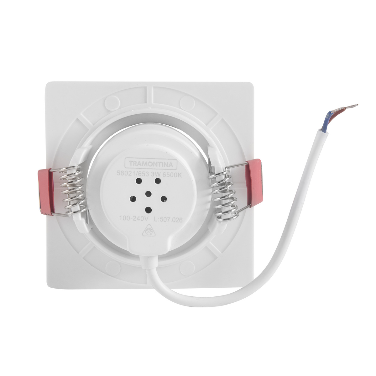 Spot LED Tramontina Quadrado 3 W 6500 K Luz Branca - SKU 58021653 - 6 image number 5