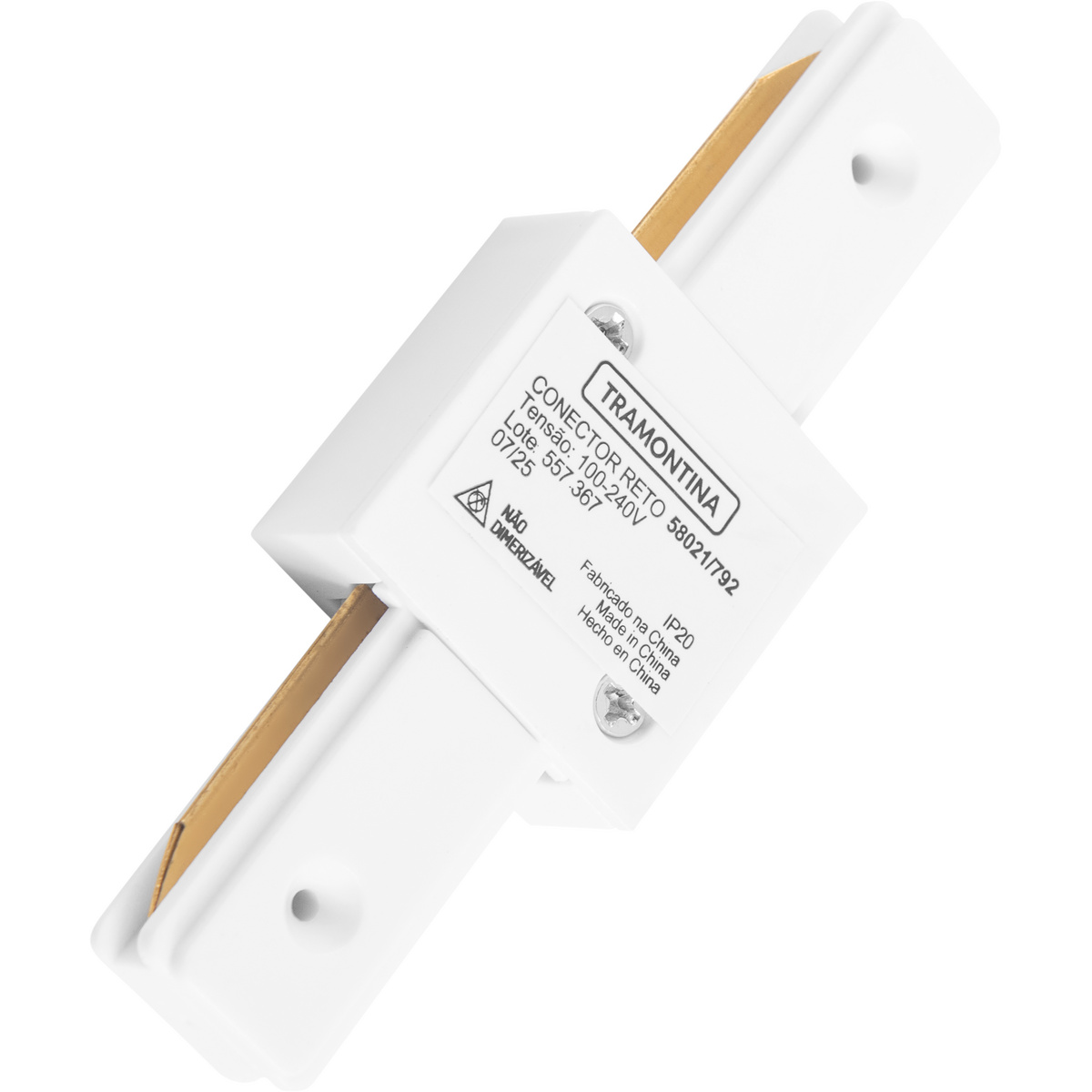 Conector Reto Branco Para Trilho Eletrificado Tramontina - SKU 58021792 - 3 image number 2