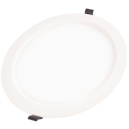 Plafon LED Tramontina Redondo de Embutir Slim 420 lm 6 W Bivolt 6500 K Luz Branca
