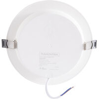Plafon LED Tramontina Redondo de Embutir Slim 1000 lm 12 W Bivolt 3000 K Luz Amarela - SKU 58026003 - 8 image number 7