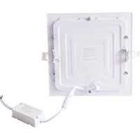 Plafon LED Quadrado Embutir Tramontina 12 W 4000 K Luz Neutra Bivolt - SKU 58026240 - 7 image number 6