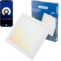 Plafon Smart LED Quadrado Sobrepor 18W Tramontina - SKU 58026321 - 8 image number 7