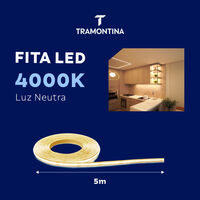 Fita LED COB Tramontina 15 W 12 V 3000 K Luz Amarela 5 m - SKU 58027962 - 7 image number 6