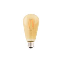 Lâmpada LED de Filamento Tramontina ST64 4 W 2200 K Luz Amarela em Vidro Âmbar
