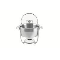 Rechaud Tramontina Redondo em A&ccedil;o Inox Banho Maria com Suporte para Tampa 7 L - SKU 61042013 - 1 image number 0