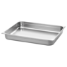 Tramontina GN 2/1 stainless steel food pan without handles, 65 mm deep - Steel 430