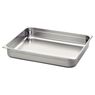 Tramontina GN 2/1 stainless steel food pan without handles, 100 mm deep - Steel 304