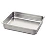 Tramontina GN 2/1 stainless steel food pan without handles, 180 mm deep - Steel 304