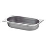 Tramontina GN 1/4 stainless steel food pan without handles, 40 mm deep - Steel 430