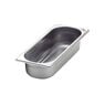 Tramontina GN 2/8 stainless steel food pan without handles, 65 mm deep -  Steel 304