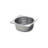 Tramontina GN 1/6 stainless steel food pan without handles, 65 mm deep - Steel 430