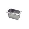 Tramontina GN 1/9 stainless steel food pan without handles, 100 mm deep - Steel 304