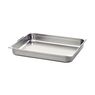 Tramontina GN 2/1 stainless steel food pan with retractable handles, 65 mm deep - Steel 304
