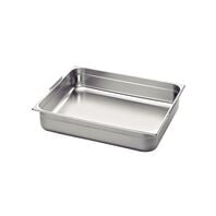Tramontina GN 1/1 stainless steel food pan with retractable handles, 180 mm deep - Steel 304