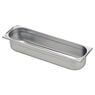 Tramontina GN 2/4 stainless steel food pan with retractable handles, 100 mm deep - Steel 430