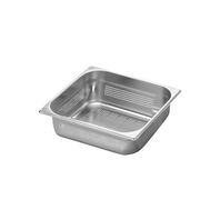 Tramontina GN 2/3 stainless steel perforated food pan without handles, 40 mm deep - Steel 304