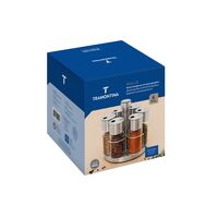 Porta-Temperos Tramontina em A&ccedil;o Inox com Base Girat&oacute;ria Realce 6 Pe&ccedil;as Cor Inox - SKU 61119220 - 5 image number 4