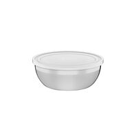 Tramontina Freezinox round stainless steel container with plastic lid, 18 cm and 1.6 L