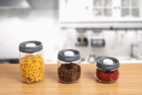 Pote Hermético de Vidro Tramontina Purezza com Tampa Plástica a Vácuo 0,8 L - SKU 61225080 - 10 image number 9