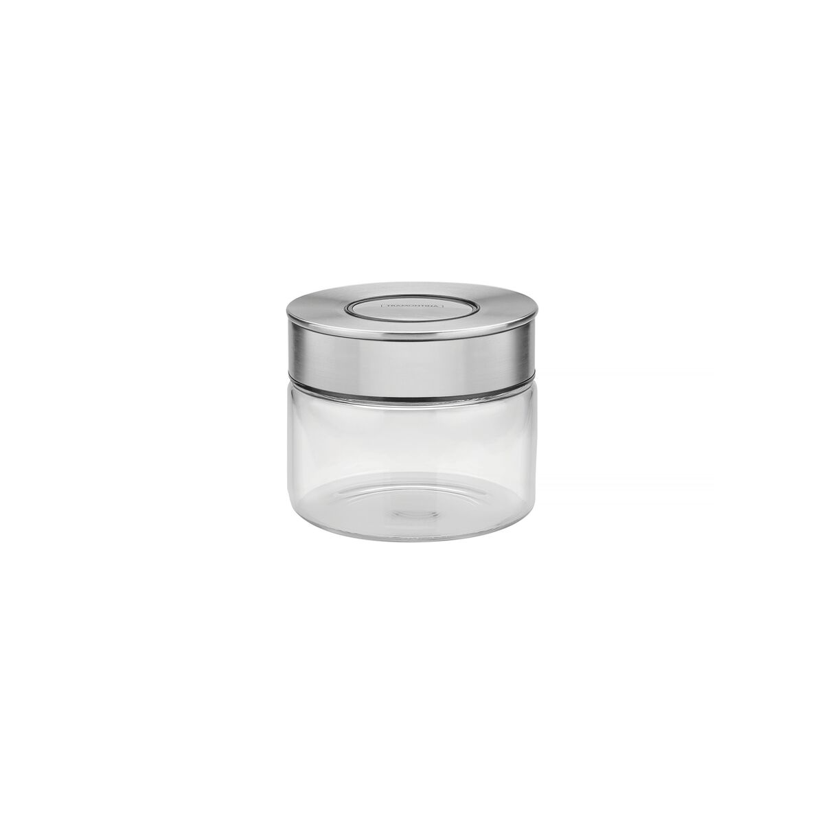 Tramontina Purezza glass jar with stainless steel lid, 0.4 L