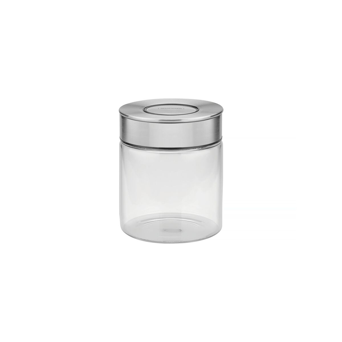 Tramontina Purezza glass jar with stainless steel lid, 0.7 L