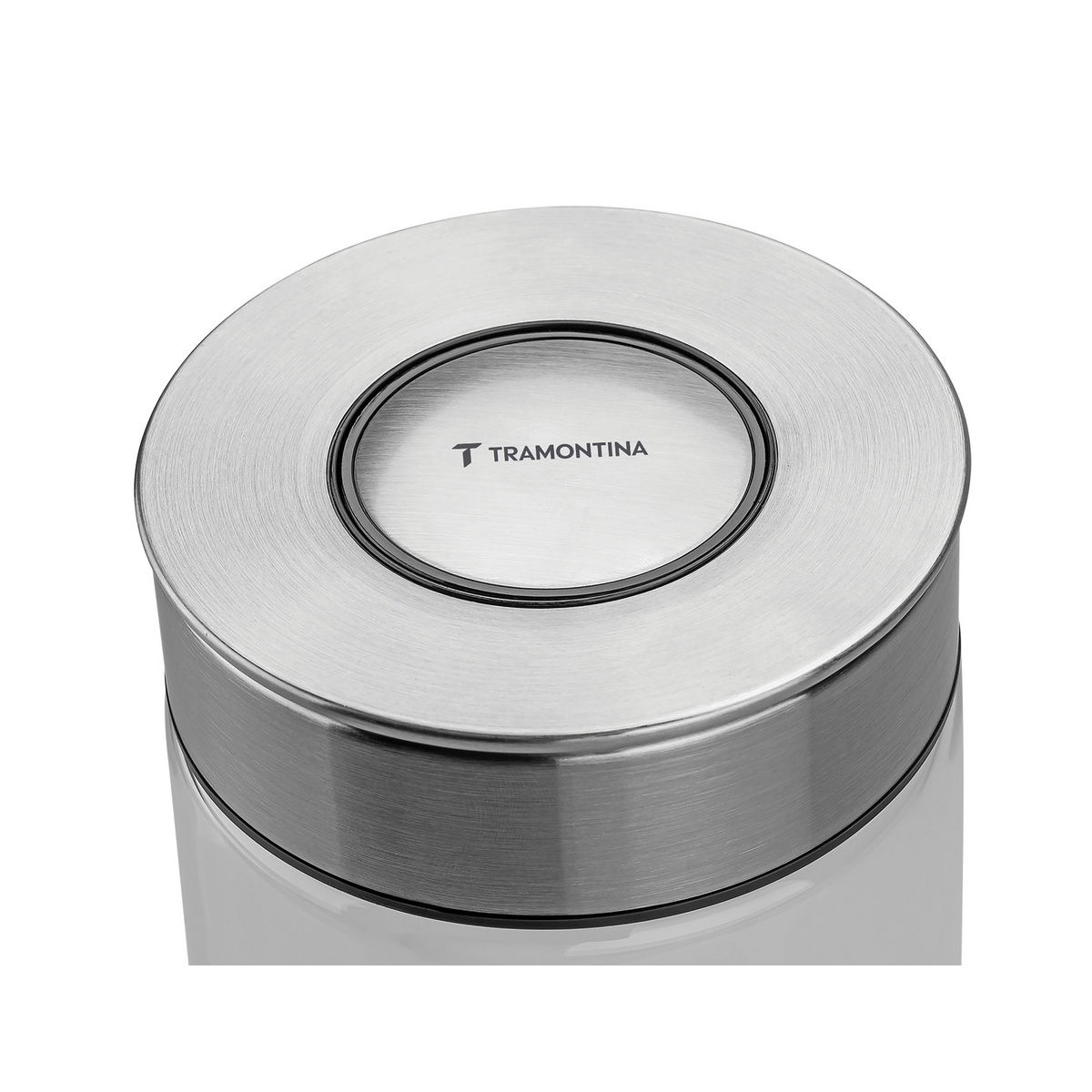Pote de Vidro Tramontina Purezza com Tampa de A&ccedil;o Inox 10 cm 1,8 L - SKU 61227050 - 3 image number 2