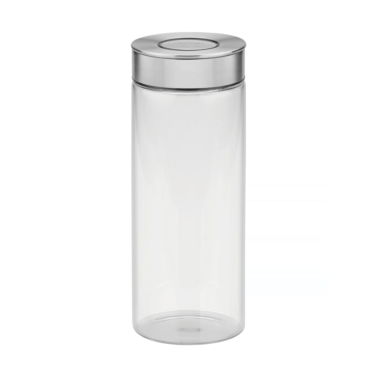 Tramontina Purezza glass jar with stainless steel lid, 1.8 L