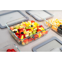 Pote de Vidro Tramontina Vittra Retangular com Tampa Herm&eacute;tica de Silicone 1,4 L - SKU 61227550 - 4 image number 3
