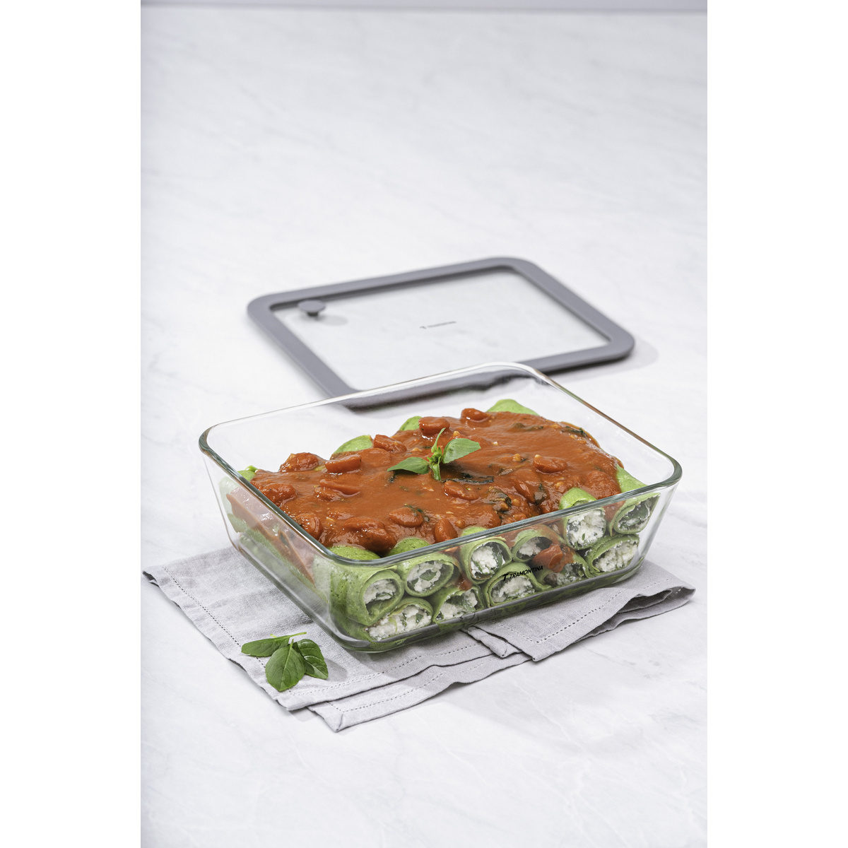 Pote de Vidro Tramontina Vittra Retangular com Tampa Herm&eacute;tica de Silicone 2,6 L - SKU 61227560 - 5 image number 4