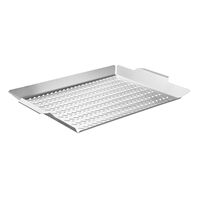 Tramontina Cosmos stainless steel fish grilling basket, 48 x 32 cm