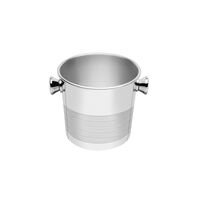 Tramontina Millennium shiny stainless steel wine bucket with matte rim, 20 cm and 5.2 L