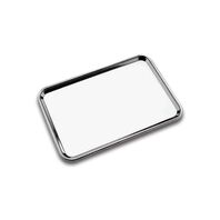 Stainless steel rectangular Tramontina Service tray 400 x 278mm