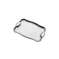 Tramontina Classic rectangular stainless steel tray with handles, 34 x 24 cm
