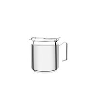 Tramontina stainless steel milk and coffee pot, 12.6 cm and 1.82 L