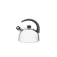 Tramontina stainless steel whistling kettle with black handle, 3 L