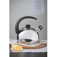 Chaleira Tramontina com Apito em A&ccedil;o Inox Cabo Preto 3 L Cor Inox - SKU 61483023 - 3 image number 2