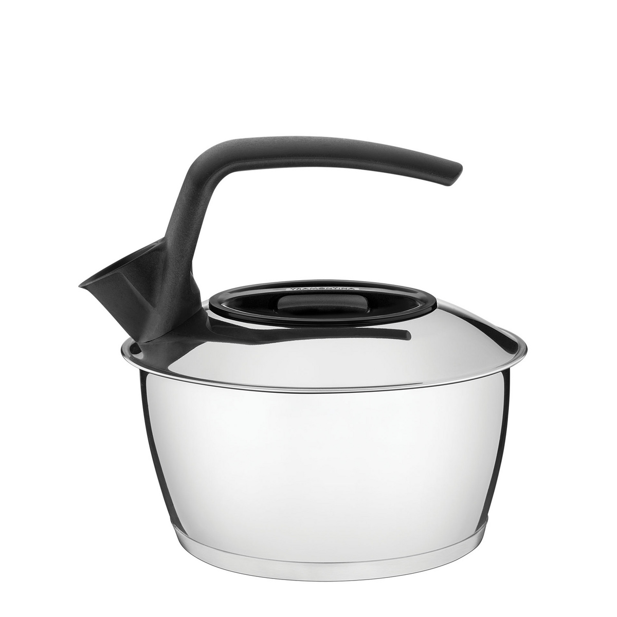 Chaleira Tramontina em A&ccedil;o Inox com Fundo Triplo Cabo Preto 1,5 L Cor Inox - SKU 61485160 - 1 image number 0