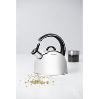 Chaleira Tramontina com Apito em A&ccedil;o Inox Fundo Triplo Cabo Preto 3,3 L Cor Inox - SKU 61488213 - 3 image number 2