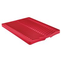 Tramontina Plurale Red polypropylene dish drainer drip tray