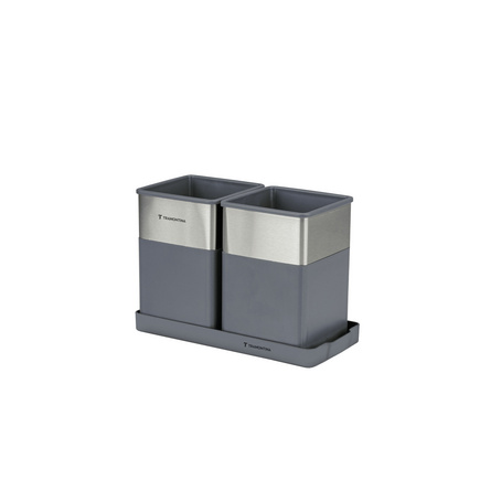 Organizador Multi&uacute;so Tramontina em A&ccedil;o Inox e Poliestireno Sim&eacute;trico - SKU 61538140