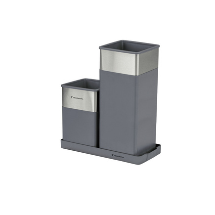 Organizador Multi&uacute;so Tramontina em A&ccedil;o Inox e Poliestireno Assim&eacute;trico - SKU 61538150