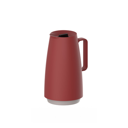Bule T&eacute;rmico Tramontina Exata em Pl&aacute;stico Vermelho com Ampola de Vidro 500 ml Cor Vermelho - SKU 61636056
