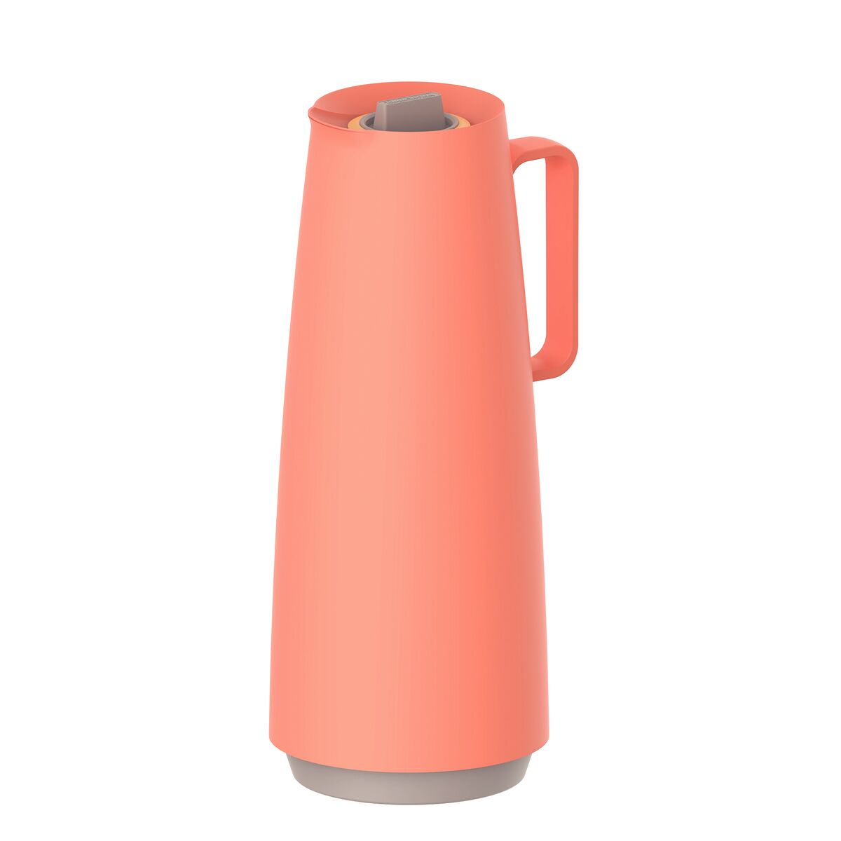 Tramontina Exata Coral Plastic Thermal Flask with Glass Liner, 1 L