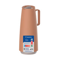 Bule T&eacute;rmico Tramontina Exata em Pl&aacute;stico Mocha com Ampola de Vidro 1 L Cor Bege - SKU 61636225 - 5 image number 4