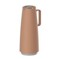 Bule T&eacute;rmico Tramontina Exata em Pl&aacute;stico Mocha com Ampola de Vidro 1 L Cor Bege - SKU 61636225 - 1 image number 0