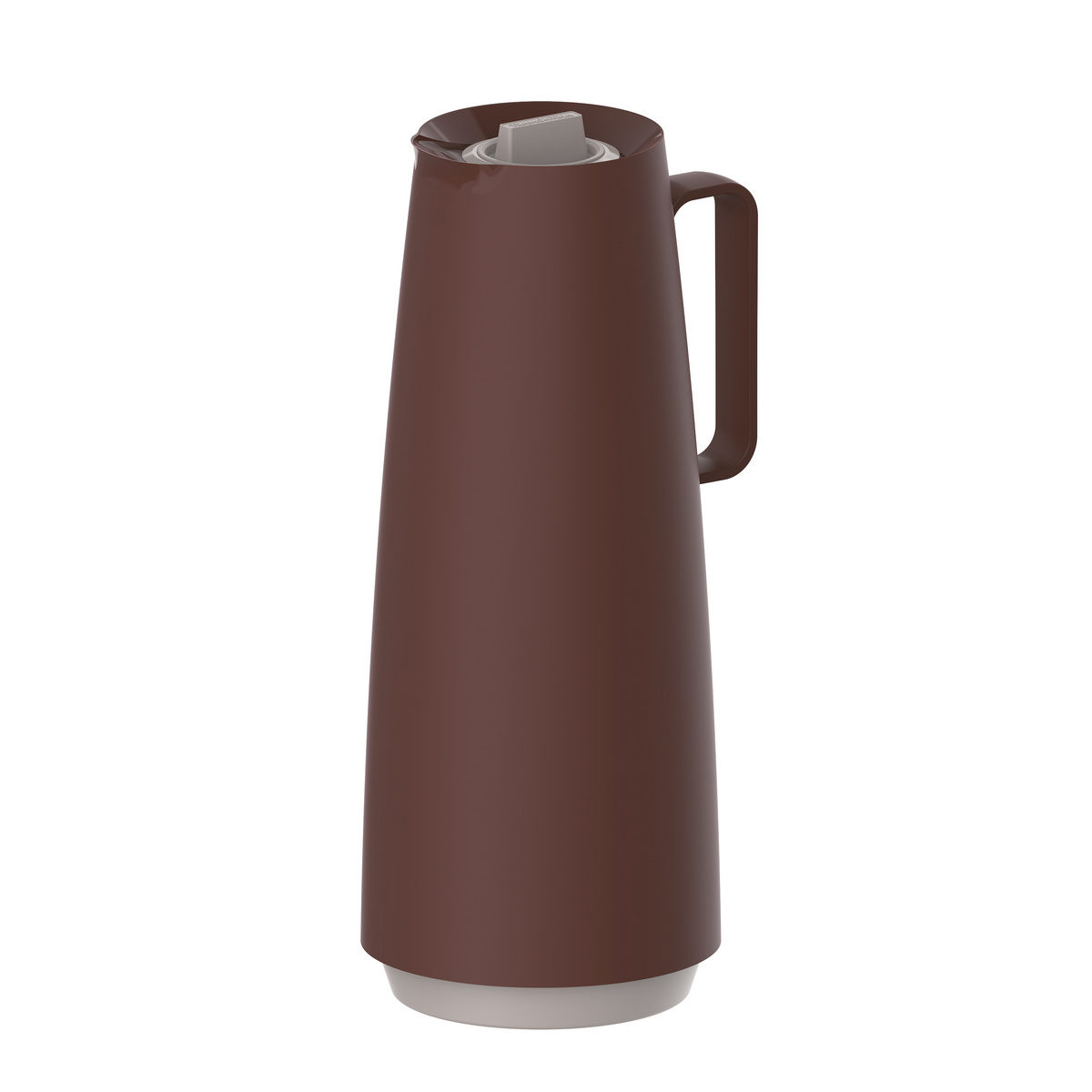 Bule T&eacute;rmico Tramontina Exata em Pl&aacute;stico Marrom Caf&eacute; com Ampola de Vidro 1 L Cor Bege - SKU 61636226 - 1 image number 0