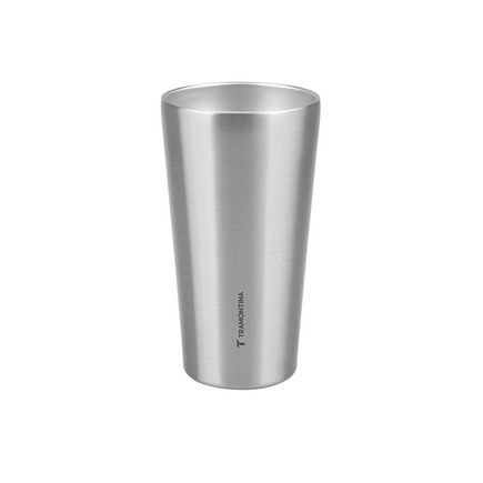 Copo T&eacute;rmico Tramontina Exata em A&ccedil;o Inox sem Tampa 420 ml Cor Inox - SKU 61646430 - 1
