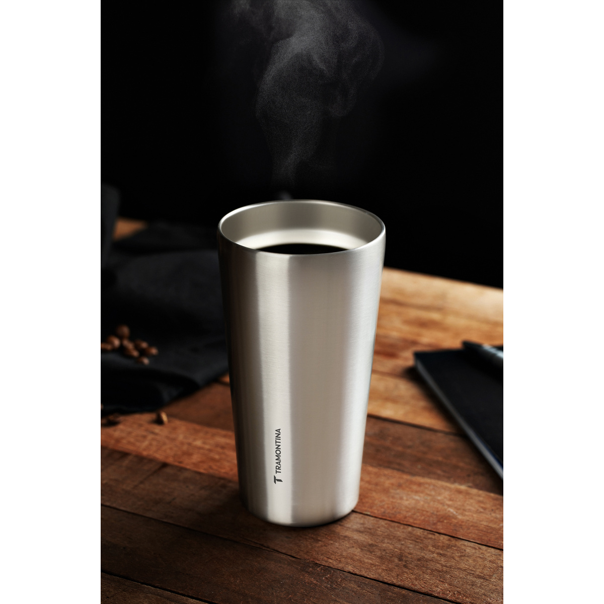 Copo T&eacute;rmico Tramontina Exata em A&ccedil;o Inox sem Tampa 420 ml Cor Inox - SKU 61646430 - 4 image number 3